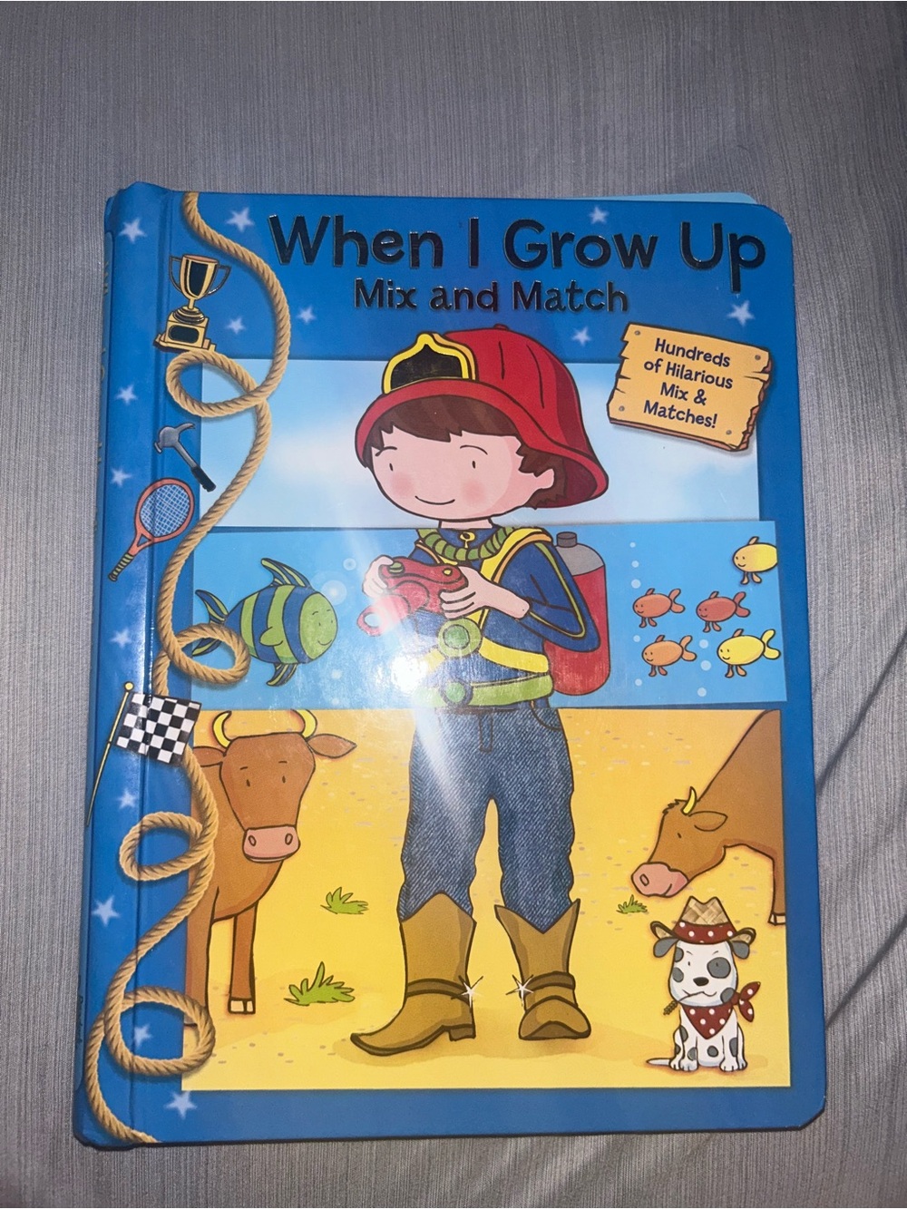 When I grow up- mix and match book